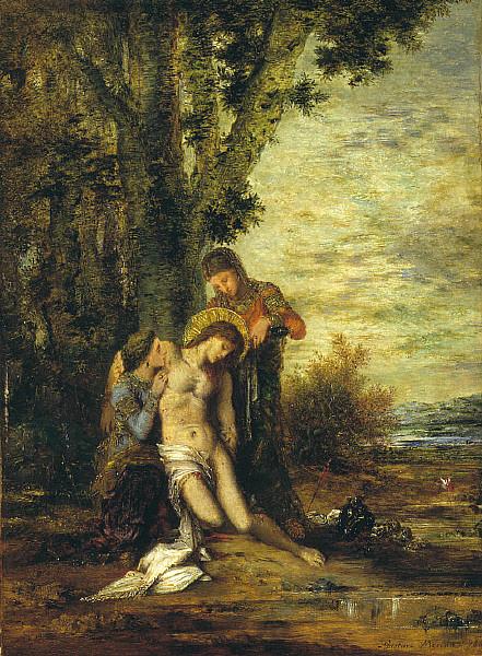 Gustave Moreau The Martyred St. Sebastian oil painting image